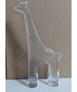 Vintage Bertil Vallien Kosta Boda Art Glass Zoo Series Giraffe Sweden 1970's - $34.82