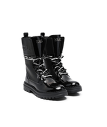 Karl Lagerfeld kids lace-up leather boot US size 2/CM21 - $154.28