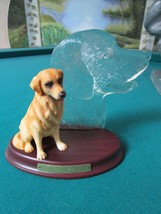 Faithful Friend Sculpture Ceramic and Plastic Clear Profile Glorious Gol... - $1,968.14 MXN