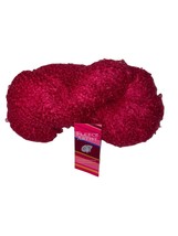 Fleece Artist Curlylocks Mohair Wool Nylon 547 yd Double Skein Worsted Yarn Red - £44.47 GBP