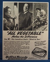 Vintage Magazine Ad Print Design Advertising Nature&#39;s Remedy Laxative - £27.37 GBP