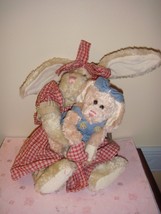 Boyds Bears Momma O&#39;Harea &amp; Bonnie Blue Bunny Rabbit - £22.83 GBP
