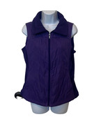 Columbia Womens Medium Purple Zip Up Puffer Fleece Vest Gorpcore Outdoor... - £11.07 GBP