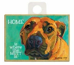 Home is where the Mutt is Cute Dog Fridge Kitchen Home Gift Magnet 2.5x3... - $5.86