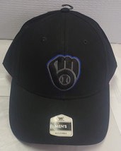 Milwaukee Brewers Fan Favorite Black Ball Cap with Adjustable closure -MLB - $19.39