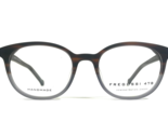 Fregossi Eyeglasses Frames 478 BROWN FADE Tortoise Gray Round Full Rim 4... - $51.22