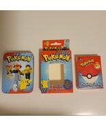 Pokemon Bicycle Playing Cards Collector&#39;s Tin Nintendo Vintage 1999 SEAL... - $101.83 CAD