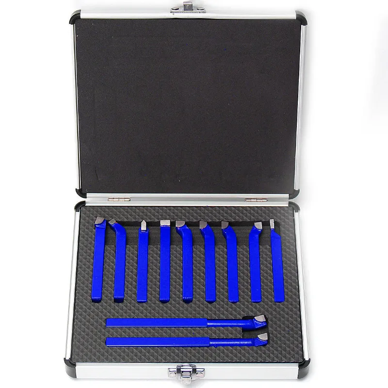 11PCS  Carbide CNC Lathe Tools Carbide zed Tipped Cutter Tool Bit Cutting Set Ki - £235.72 GBP