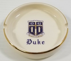 AG) Vintage Duke University Ashtray American Trenton New Jersey 3-5/8&quot; - £15.45 GBP