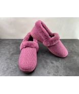 Skechers Slippers Women 9.5M Cozy Lite Shoes Pink Gold Sparkle Slip On M... - $24.57
