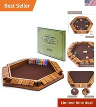 Shut The Box Board Game - Hexagonal Design for Up to 6 Players with Inst... - $39.00