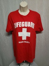 Lifeguard Miami Beach Womens Medium Red TShirt - £11.84 GBP