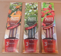 Scent Stems Fragrance Infusers USA 3 Different Pks 9 Stems Total Enviros... - $6.50