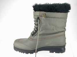 SOREL Gray Snowflake Embroider Women&#39;s Winter Snow Lined Waterproof Boot... - $42.57