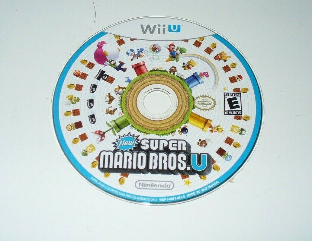 New Super Mario Bros. U (Wii U, 2012) - DISC in Generic Thinline Case B1 - $18.69