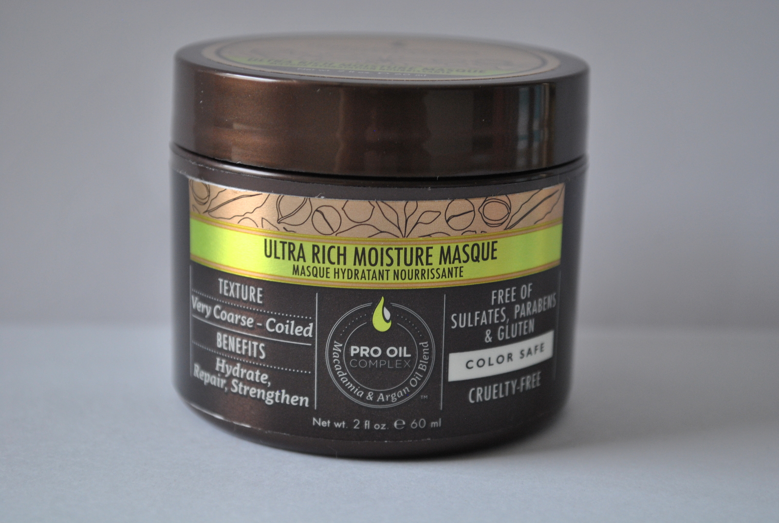 Macadamia Professional Ultra Rich Moisture Masque 2 Fl oz / 60 ml - travel - $14.60
