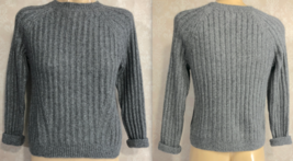 A New Day Womens Small Gray Sweater Rayon / Wool / Nylon Blend - $17.16