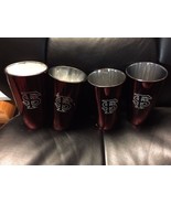 4 lot FLORIDA GATORS NCAA LUSTERWARE  ALUMINUM PINT GLASSES 16 OZ - $70.39 CAD