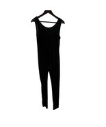 Many Many Black Velvet Sleeveless Jumpsuit Size Small - £22.19 GBP