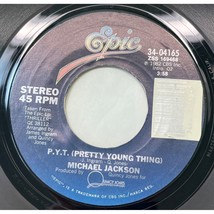 Michael Jackson PYT Pretty Young Thing / Working Day and Night 45 Pop Epic - £4.78 GBP
