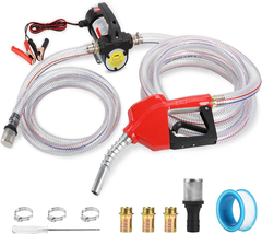 Diesel Fuel Transfer Pump Kit, 12V Electric Self-Priming Transfer Pump Kit - $122.27