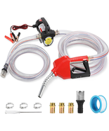 Diesel Fuel Transfer Pump Kit, 12V Electric Self-Priming Transfer Pump Kit - $170.70 CAD
