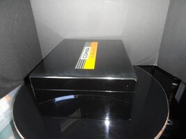 Solid Black Lacquer Humidor  measures 13.5" L x 11" W x 6" H image 8