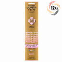 12x Packs Gonesh Extra Rich Incense Sticks Cherry Blossom Scent | 20 Sticks Each - £23.44 GBP