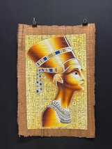 Ancient Egyptian papyrus  Glow in the Dark Queen Nefertiti, Ancient Egyp... - $119.00