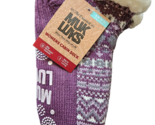 Muk Luks No Slip Fleece Lined Womens Cabin Sock Slipper Socks - New - S/... - $16.99