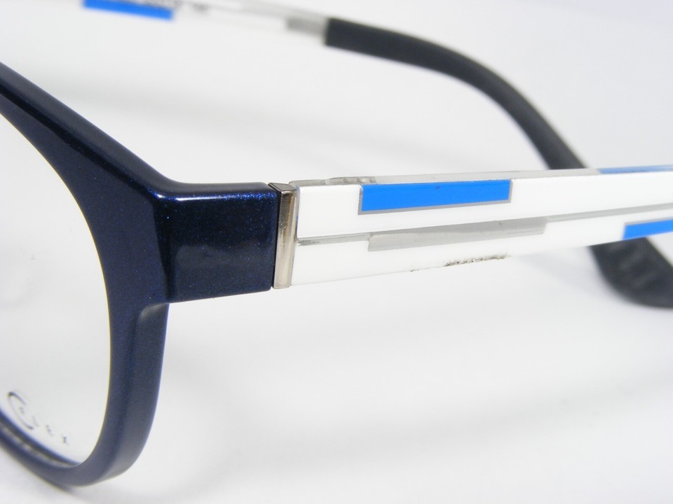 FLEX Mod 0035 003 GLITTER BLUE /WHITE EYEGLASSES GLASSES 52-18-140mm Germany Item image 6