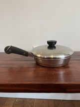 Vintage RevereWare 1801 7” Frying Pan Skillet Copper Clad Stainless Stee... - $23.75