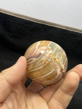 Banded Large size Onyx sphere brown  Crystal Ball healing 63mm 344gm Round - £26.90 GBP