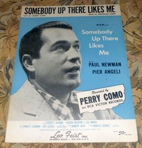 Perry Como Sheet Music - Somebody Up There Likes Me (1956) - £9.81 GBP