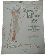 Tulip Time 1919 ZIEGFELD FOLLIES Sexy Ziegfeld Girl Theatre Sheet Music - £3.90 GBP