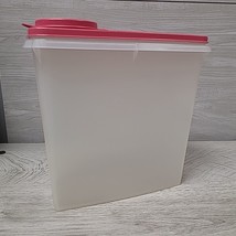 Vintage Tupperware Cereal Saver Classic Shear 459-20 &amp; Coral Lid 471-9 VGC - £4.72 GBP