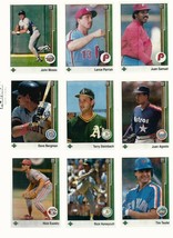  9  1989 Upper Deck Baseball Cards #5  PARRISH, STEINBACH, HONEYCUTT   EXMT - £4.45 GBP