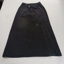 SHEIN Women's Black Front Zipper & High Slit Size 26 Waist 25" image 12