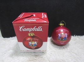 2001 Merry Christmas to All, Christmas Ornament, Campbell&#39;s Collector&#39;s Edition - £6.77 GBP