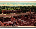 Bird House Animal Pits City Park Denver Colorado CO UNP Linen Postcard E19 - $2.92