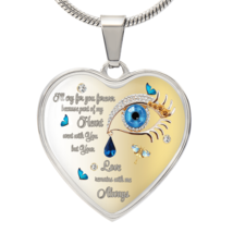 Luxury Graphic Heart Necklace I&#39;ll cry for You forever - $1,024.26 MXN+