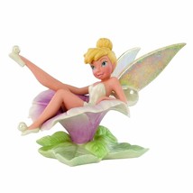 Lenox Tink&#39;s Flowery Frolic Figurine Tinkerbell Fairy Pixie Morning Glory NEW - £110.10 GBP