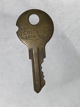 Vintage Chicago Lock Co notch missing from head word &#39;File&#39; etched on ot... - £3.90 GBP