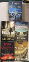 John Grisham Hardcover Gray Mountain The Broker Camino Island The Summons The X5 - £19.41 GBP
