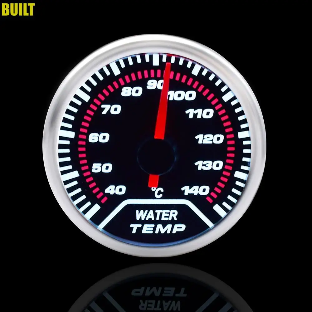 52mm 2” Car Water Temp Temperature Gauge Digital LED Meter Red Pointer - £19.98 GBP