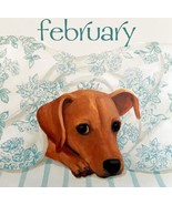Puppy Under Blanket February Dog Days Poster Calendar 14 x 11&quot; Art Leigh... - €26,12 EUR