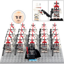 Star Wars Incinerator Stormtrooper Army Lego Moc Minifigures Toys Set 21Pcs - $32.99
