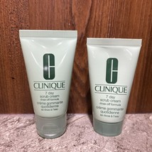 2 Clinique 7 Day Scrub Cream Rinse off Formula 1 oz Travel Size New - $5.46 CAD