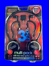 SENTRY MULTI 3 PACK NOISE REDUCTION STEREO SOUND HEADPHONES - $8.61 CAD