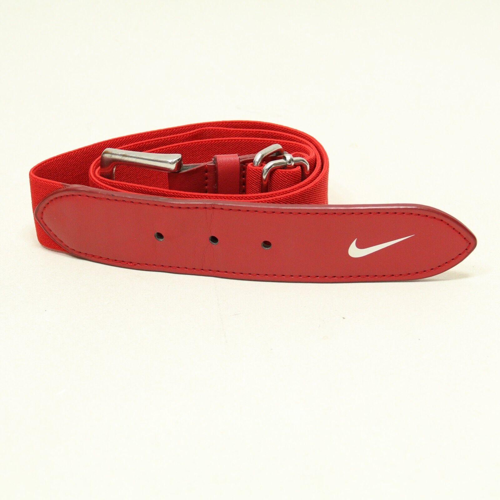 Nike Red Stretchy Unisex Adjustable Baseball Belt (Up to 40") - £8.60 GBP